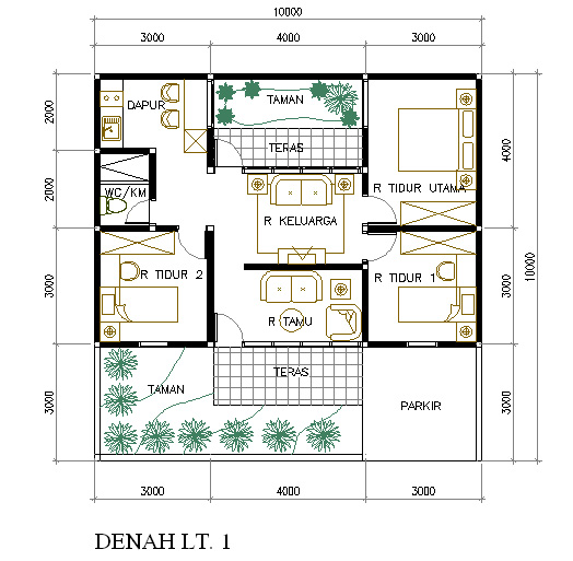 Desain Rumah di Lahan 100 M2  Kilausurya39;s Blog
