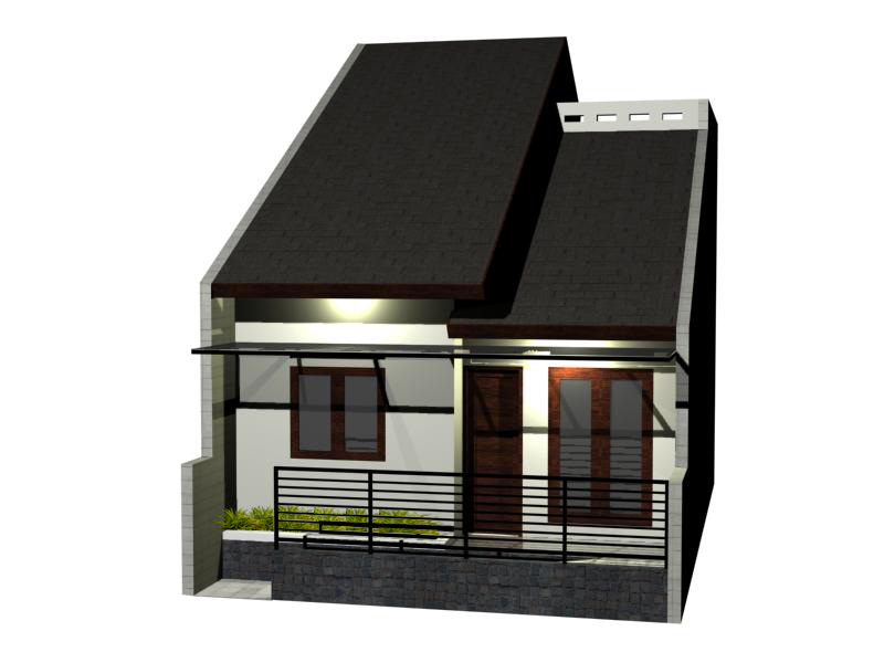 Desain Rumah Minimalis 1 Lantai 6 X 15